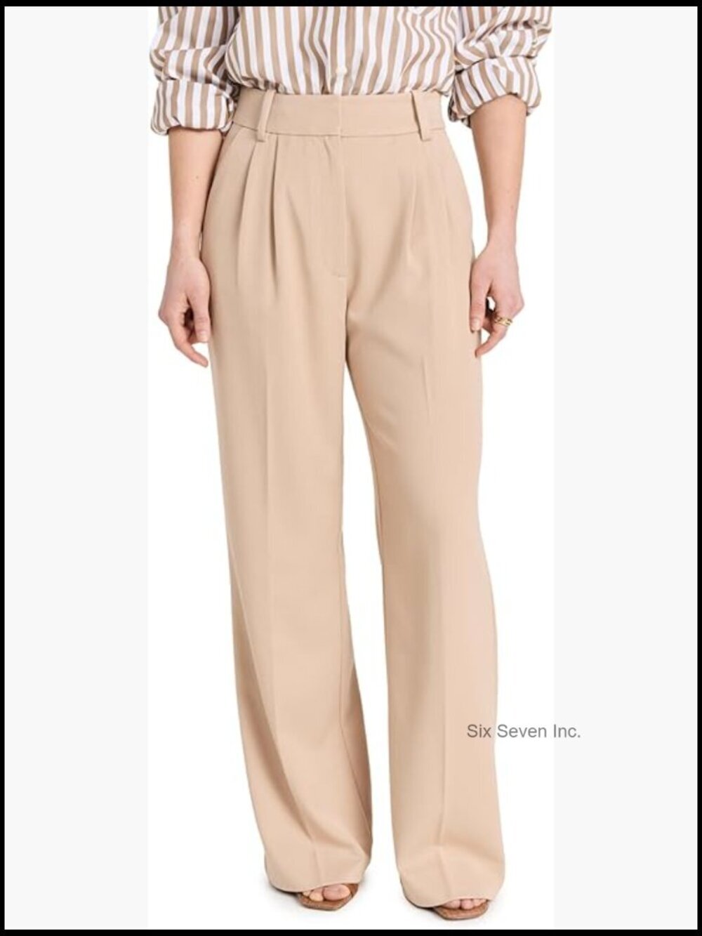 Mid-Weight Twill Pleated Front Pants - 29.5in Inseam